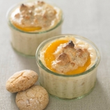 Amaretto Peaches with sweet vanilla rice Amaretto Peaches with sweet vanilla rice