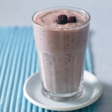 Banana Smoothie with Red Berries and Honey
