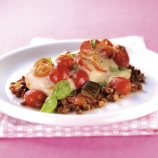 Cod on Lentil and Mushroom Ratatouille