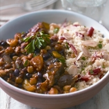 Rich Lamb and Apricot Stew with Mediterranean Cous Cous