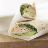 Salmon and Spinach Wrap