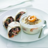 Spam Spreaders and Chilli Bean Burrito Wrap Spam Spreaders and Chilli Bean Burrito Wrap