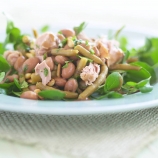 Borlotti Bean and Tuna Salad with Pine Nuts