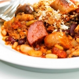 Sausage and Mushroom Cassoulet