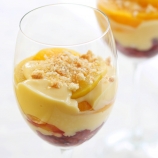 Peach Melba Custard Peach Melba Custard