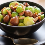 Brussels Sprouts with Bacon and Chestnuts