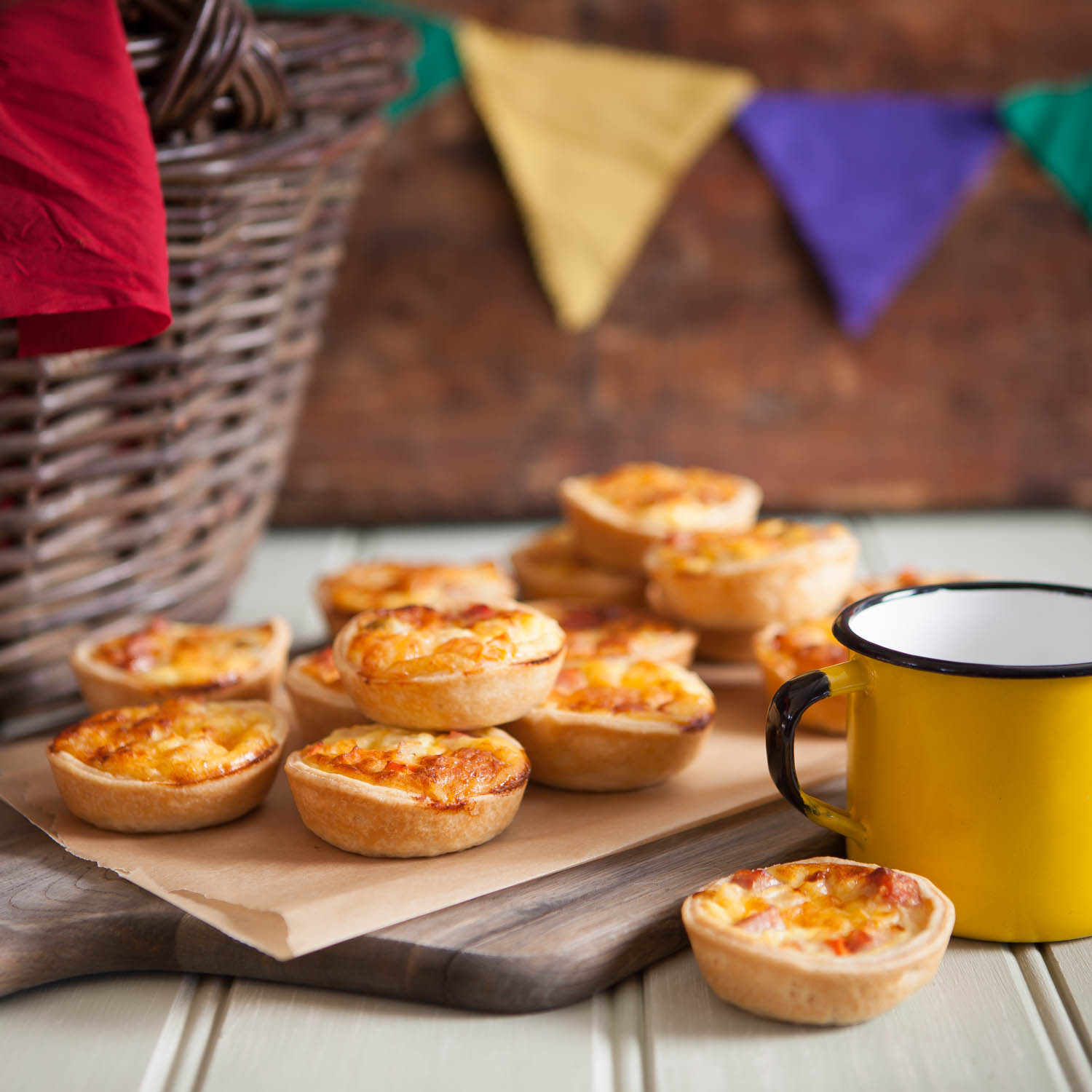 Mini Ham and Vegetable quiches